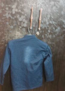 Striped Denim Jacket