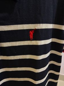 Ralph Lauren Navy &amp; White Striped Polo Dre
