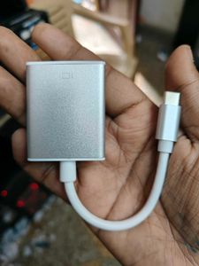 USB-C to VGA Adapter for Laptop and Display