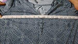 Patterned Henley Top (Reduce Price)