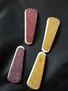 Glitter hair clips