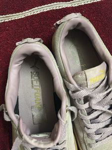 Puma Women's Pink/Lilac Frill Sneakers