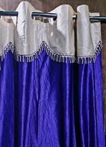 Elegant Blue Curtains new ( pack of 2)