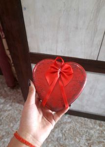 Heart Shaped Teddy Bear &amp; Roses Gift Box