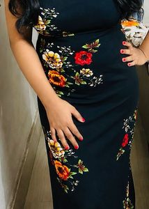 Floral Print Maxi Dress