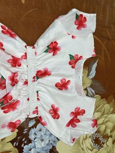 White Floral Maxi Dress