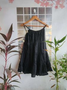 Black Smocked Sundress