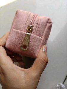 Cute Pink Makeup Pouch