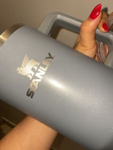 Stanley Tumbler with Handle and Straw