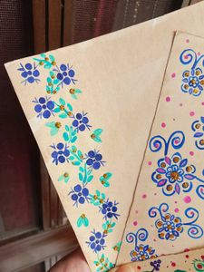 Hand-painted Vintage Sheets for Crafts