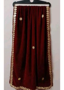 Elegant Maroon dupatta