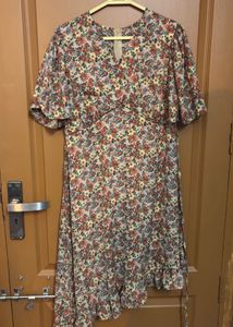 Floral Wrap Dress