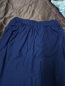 Beautiful Blue Floral Dress Material