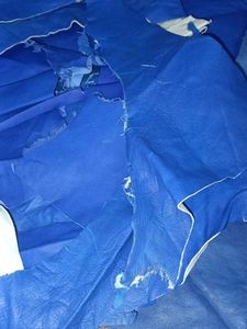 Very Attractive Blue Colour Genuine Leather