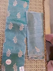 Elegant Teal Embroidered Kurta Set