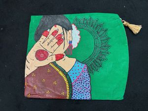 Handpainted Pouch