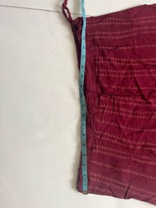 Red maroon Ethnic skirt