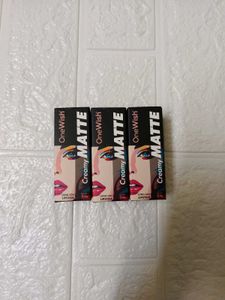 OneWish Creamy Matte Long Stay Lipstick (Set of 3)