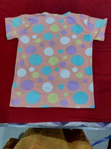 Adidas Pastel Polka Dot T-Shirt