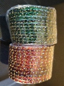 Sparkling Raindrops Bangles Set