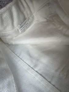Stylish White Wide-Leg Jeans