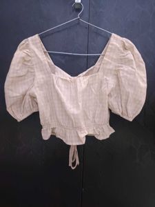 Chic Ruched Cropped Top