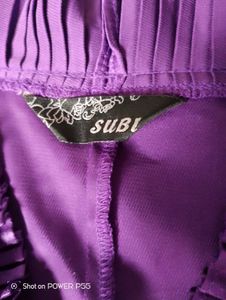 Purple Satin shirt