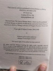 The Concise Laws of Human Nature