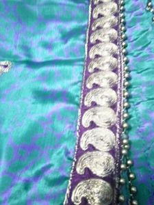 Beads Worked Saree