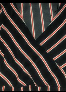 Stripe Detail Crop Top