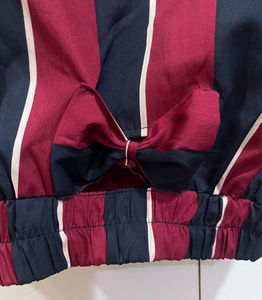 Stylish Striped Crop Top