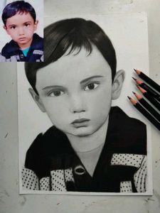 Hand-Drawn Portrait Sketch