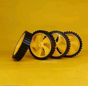 2Pcs Motor + 4pcs Wheels