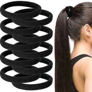Premium Black Hair Rubber Bands (Pack of 30)
