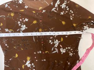 Party Wear Brown Dress