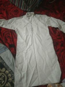 Traditional White Kurta for Men