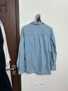 Embroidered Denim Shirt