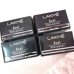 Lakme Dual Sharpener (Set of 4) Crayon and lipline