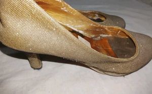 Sparkling Gold Heels