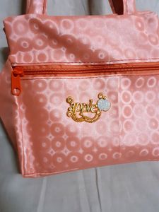 Women's Neon Baby Pink Small Handmade Girls Bag 👜