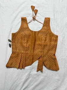 Peach Corset style Top