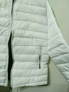 Unisex thick White Puffer Jacket