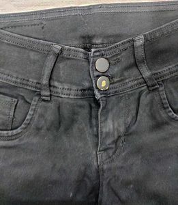 Black High-Waisted Jeans