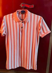 Men's Striped Polo T-Shirt