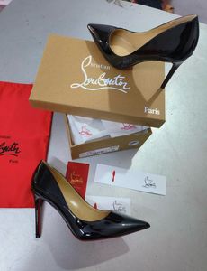 Christian Louboutin Black Patent Heels❤️