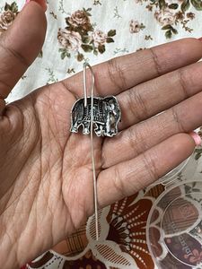 Boho Elephant Ear Cuff Climber Earrings