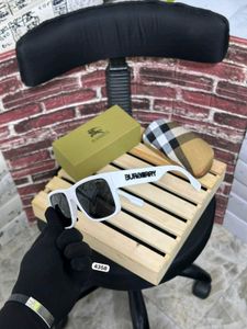 Burberry White Sunglasses