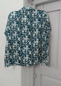Floral Print Short Sleeve Shirt