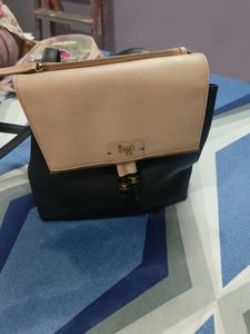 Stylish Two-Tone Backpack/sling Cross body