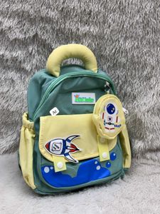 Cute Rocket Backpack with Detachable Pouch